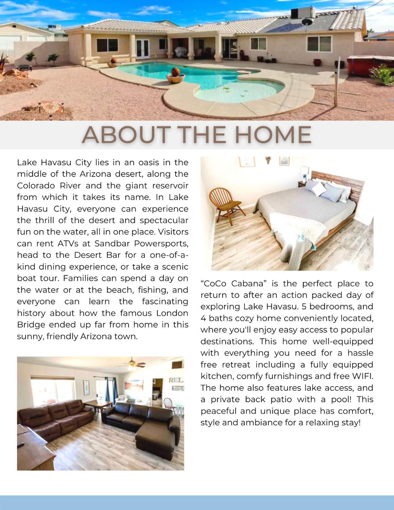 Private View On The Lake Side Of 95! Sleeps 16 Lake Havasu City Kültér fotó